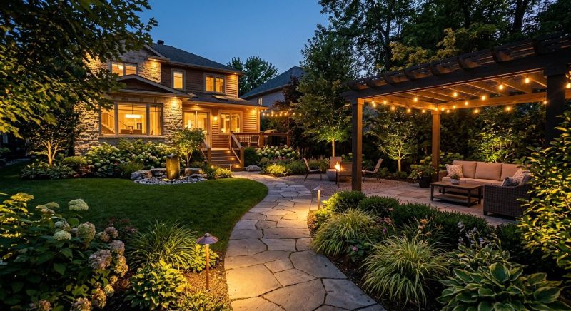 Courtyard Light Installation in Heber City, UT