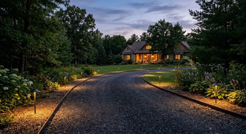 Driveway Lighting Installation in Alpharetta, GA