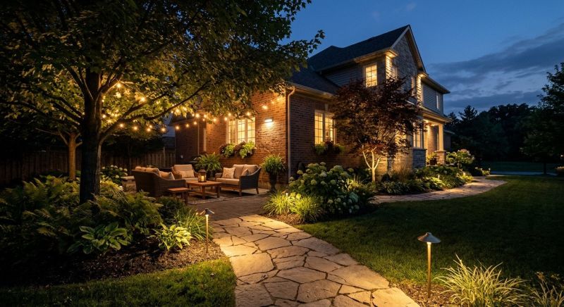 Garden Lighting Installation in Pasadena, CA