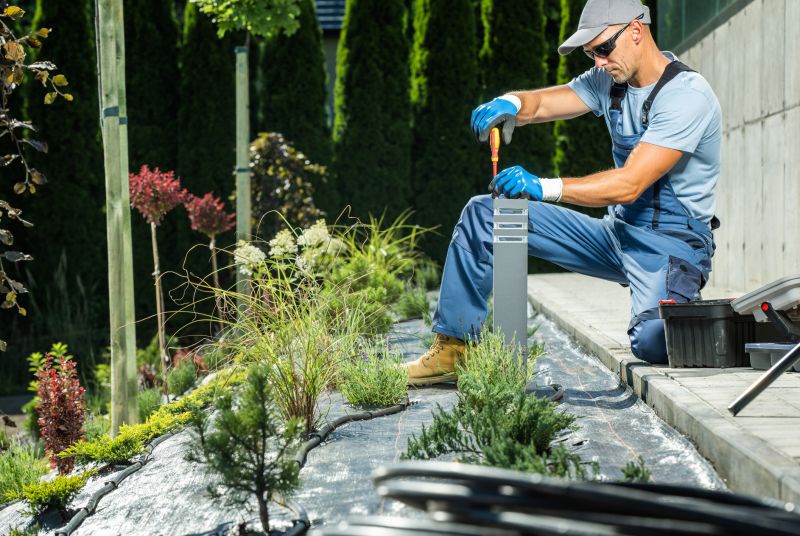 Garden Lighting Installation in Kansas City, MO