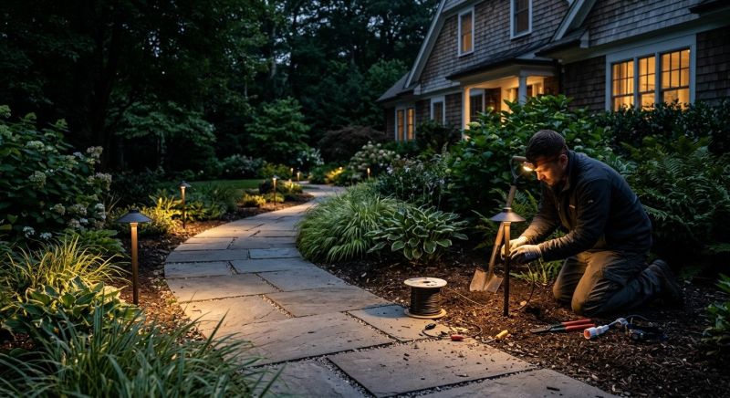Outdoor Lighting Installation in Kansas City, MO